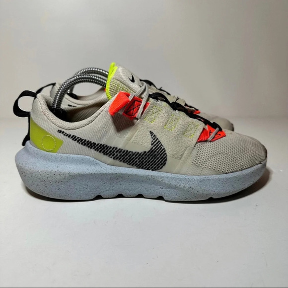 Nike Crater Impact GS Light Bone Stone Kid Sneaker Size 4Y Women 5.5 (279 Box 31 - Picture 1 of 9